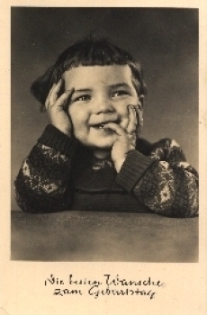 Kinder Mädchen Junge Geburtstagswünsche *ca. 1960