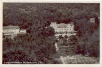 64678 Winterkasten pulmonary sanatorium Airman photo o 22.7.1929