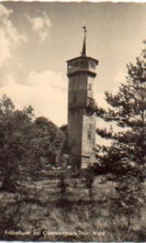 98744 Oberweißbach Fröbelturm * ca. 1955