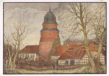 49356 Diepholz Castle artist card Robert Koepfe * approx. 1940