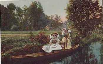 Spreewald Trachten Kahnfahrt  * ca. 1910