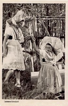 Spreewald Trachten Spreewaldmädel o 21.10.1952