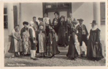 Walser costumes, group photo * 1937