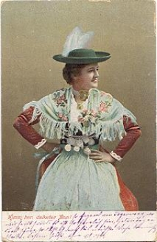 Mountain girl costume o June 15, 1907