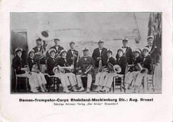 Ladies Trumpeter Corps Rhineland-Mecklenburg, * approx. 1930