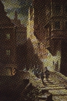 Karl Spitzweg "Die Scharwache" Künstlerkarte * ca. 1950