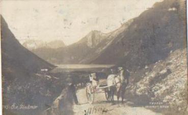 Öre Söndmör horse-drawn carriage Norway real photo o 1911