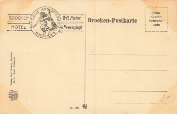 38875 Brocken Harz Brockenhotel *ca.1930