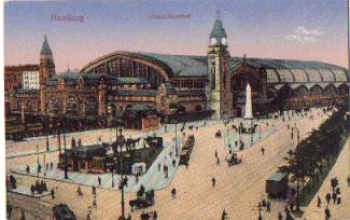 Hamburg Central Station * ca.1910