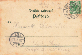 39218 Schoenebeck Litho Stadtpark o 1896