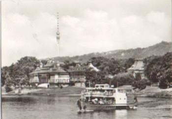 Elbe steamer "Friedrich Engels" off Pillnitz * approx. 1970
