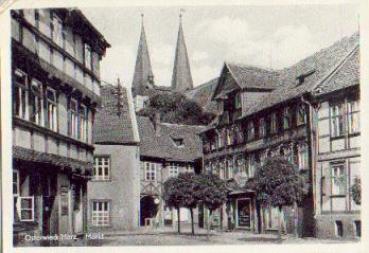 38835 Osterwieck Markt gebr. ca. 1960