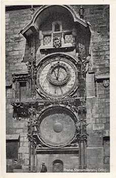 Town hall clock in Prague used September 15, 1939