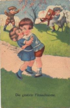 Fotoapparat Camera Humorkarte mit Ziege o 27.7.1928