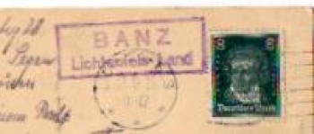 96231 Banz Lichtenfels-Land country postmark post office stamp o 13.8.1928
