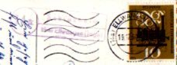 73479 Schrezheim Landpoststempel o 19.12.1960 auf Weihnachtskarte