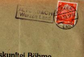 04828 Altenbach country postmark o February 23, 1933 on envelope