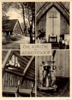 Ahrenshoop Kirche Innenraum * ca. 1960