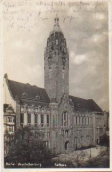 Charlottenburg Berlin Rathaus  o 18.8.1934