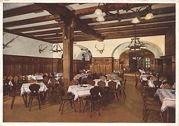 Munich Hofbrauhaus drinking room interior * approx. 1940