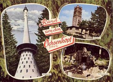95632 Ochsenkopf television tower * approx. 1960