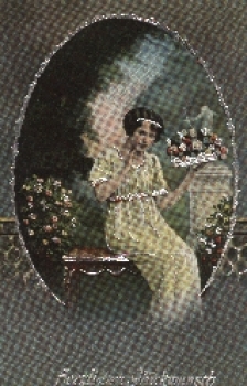 Women congratulations on the name day * 1919