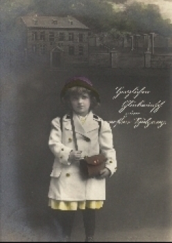 Back to school, girls, o 1917, serial card No. 6025 3