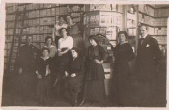 Fürth shoe house Neptune interior real photo * ca. 1910