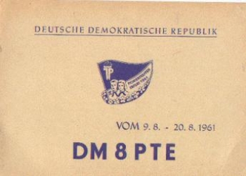 FDJ pioneer meeting youth movement * 1968