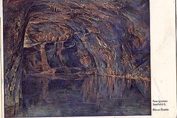 07318 Saalfeld Fairy Grotto Blue Grotto o 26.6.1956