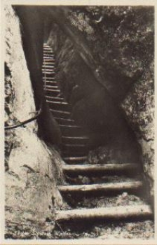 01824 Hohenstein Wolfsschlucht Cave Grotto *ca.1930