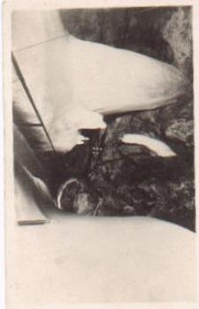 Dobsina ice cave Corridor at the large hall grotto * ca. 1950