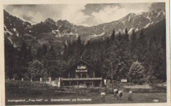 Gramartboden Alpengasthof Frau Hitt mit Nordkette * ca. 1930