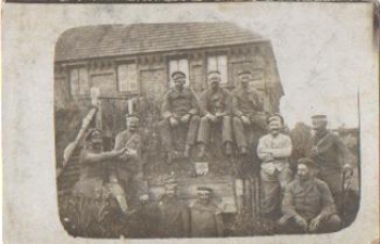 Deutsche Soldaten 1. WK., Gruppenfoto * ca. 1915
