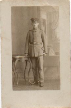 German soldier WW1. Real photo o October 15, 1915