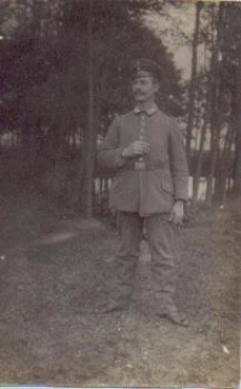 German corporal officer WWI real photo * around 1915