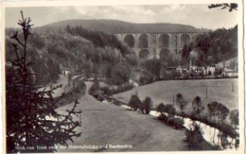 08543 Trieb Elstertalbruecke und Barthmuehle * ca. 1940