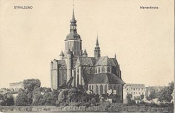 Stralsund Marienkirche o 14.9.1910