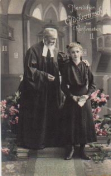 Konfirmation Serienkarte 5139/2 gebr. ca. 1920