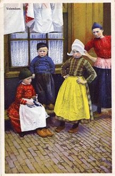 Voldendam children's traditional costumes June 18, 1936