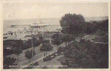 17419 Ahlbeck Seebrücke gebr. ca. 1930