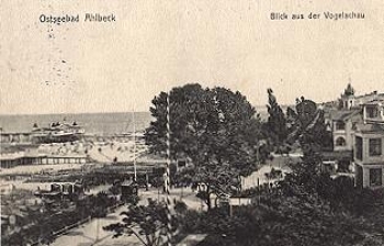 Ahlbeck aus der Vogelschau o 28.7.1911