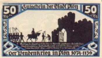24306 Plon city emergency money 50 pfennigs turning war No. 1 1921