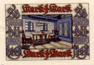 25946 Norddorf Städtenotgeld 1 Mark Friesenstube 1921