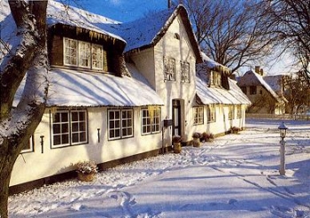 25980 Sylt Island house in winter o 8.2.1993
