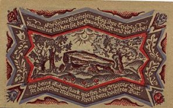26131 Oldenburg Städtenotgeld 50 Pfennige Stein 1921
