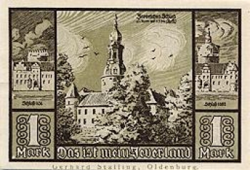 26441 Jever city emergency money worth 1 mark lock 1921