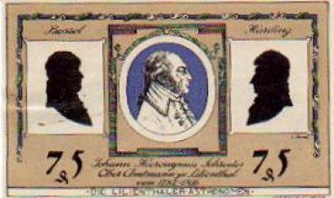 28865 Lilienthal city emergency money 75 pfennigs 1921