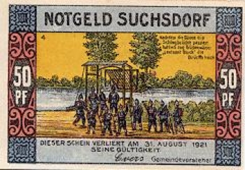 Suchsdorf Notgeld 25 Pfennige Nr. 4 1921