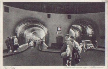 Hamburg Fahrstrasse im Elbtunnel * ca. 1930
